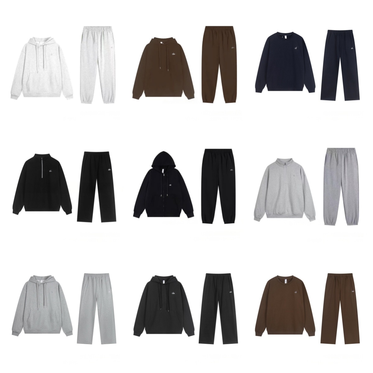 mens tracksuit designer clothes women quarter zip hoodie baggy Sports sweatpants running pantalon casual jogger trousers zip track suit hoodies