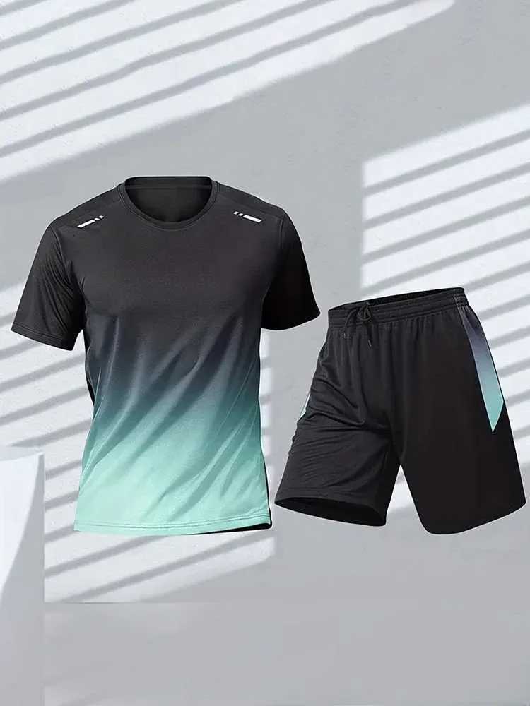 Bullpadel Mens Sports T-shirt and shorts Summer Soccer Training Badminton Sport Short mens Tennis sport Short sleeve top X250129