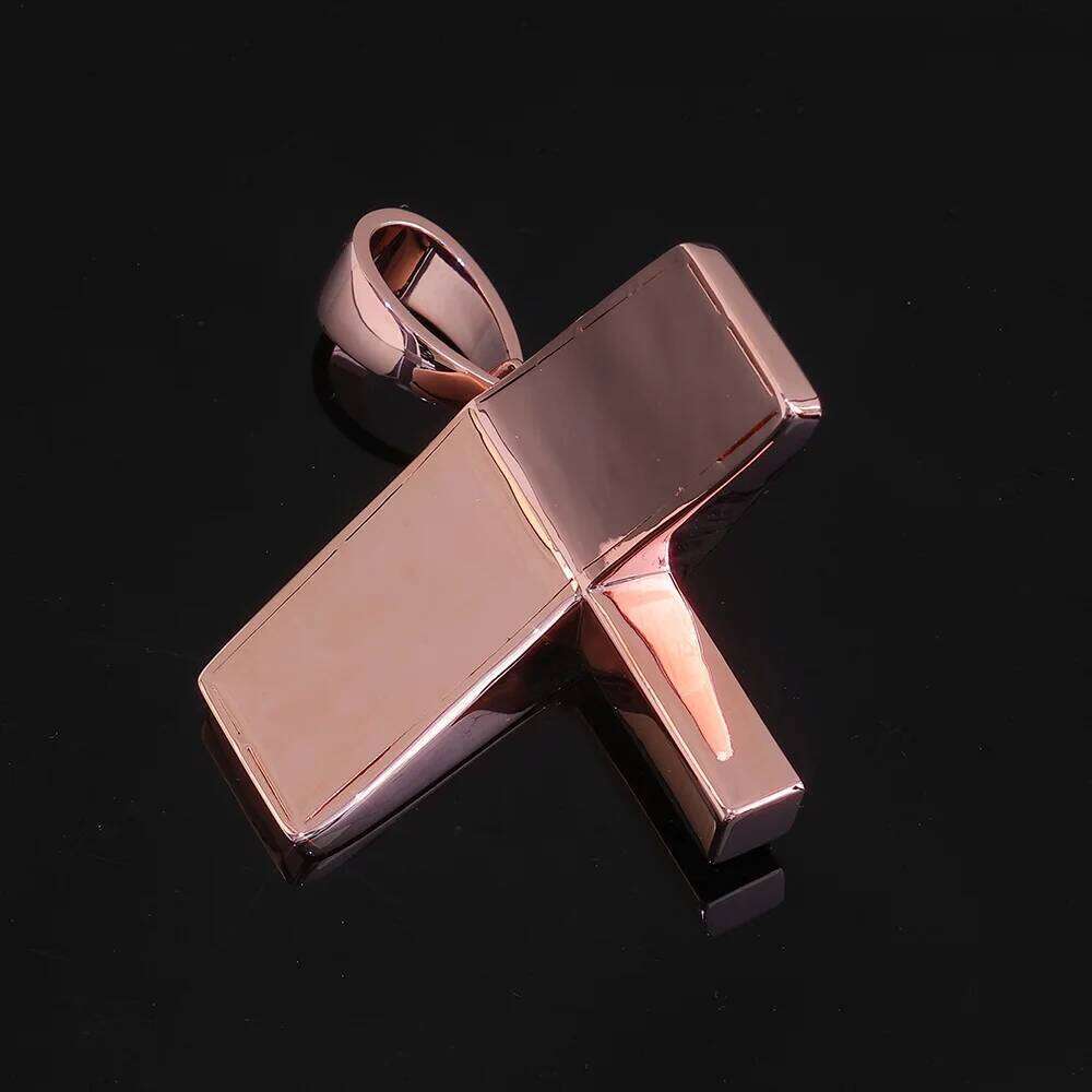 jewelry Hip Hop Jewelry Custom Iced Out Cubic Zirconia Letter Pendant Necklace Men Women