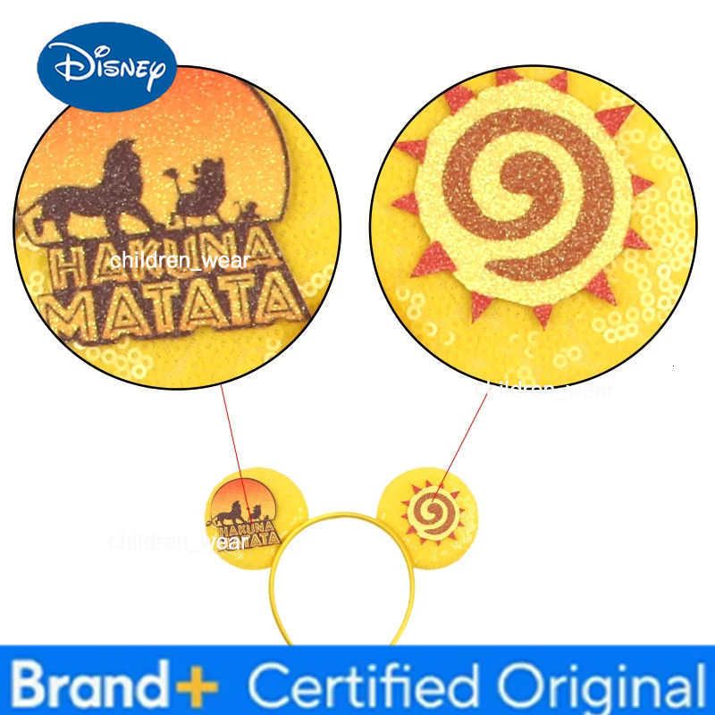 Disney Boys Mouse Ears Headbands Mickey Mouse Hairband With No Bow Party Festival Cosplay Christmas Birthdays Hair Accessories H251226