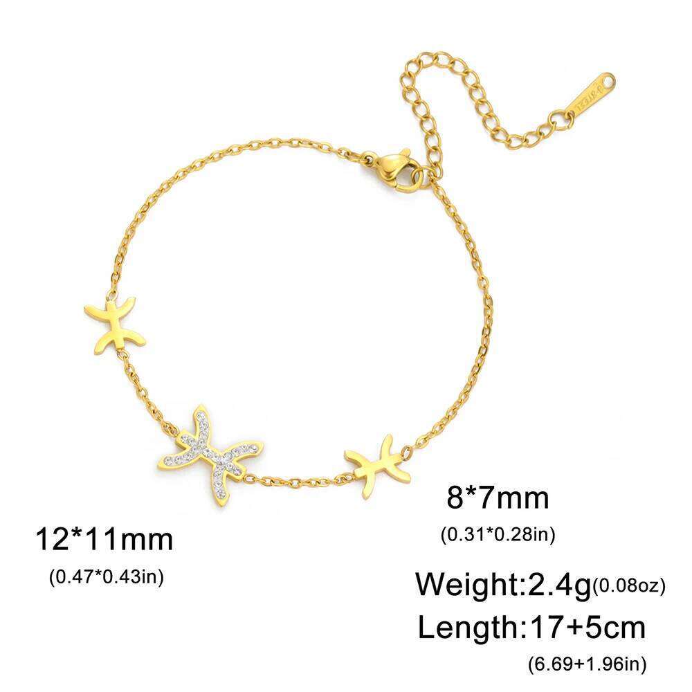 Dawapara Amazigh Berber Symbol Charm The Yaz African Ethnic Tribe Religious Jewelry Stainless Steel Women Bracelet 25T1226