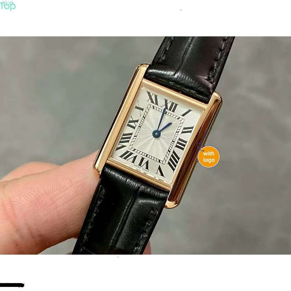 Tenk Watch Designer wrist watches women Fashion Cartiier Watch Designer Mens Santoss Watch imported calfskin sapphire inset suitable for party travel golden 15