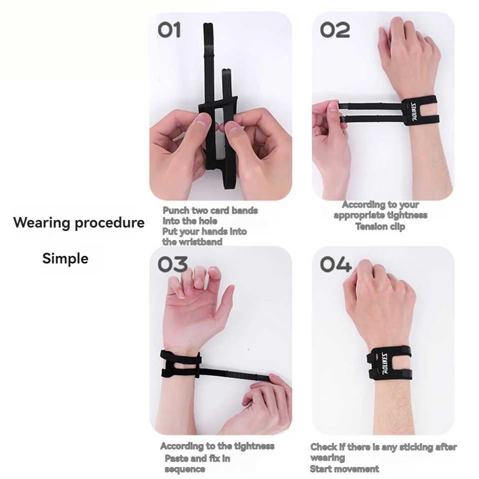 AOLIKES 1PCS Adjustable Support Wrist Brace Sports Wrist Band Tfcc Tear Triangular Fibrocartilage Injuries Brace Ulnar Protect M251226