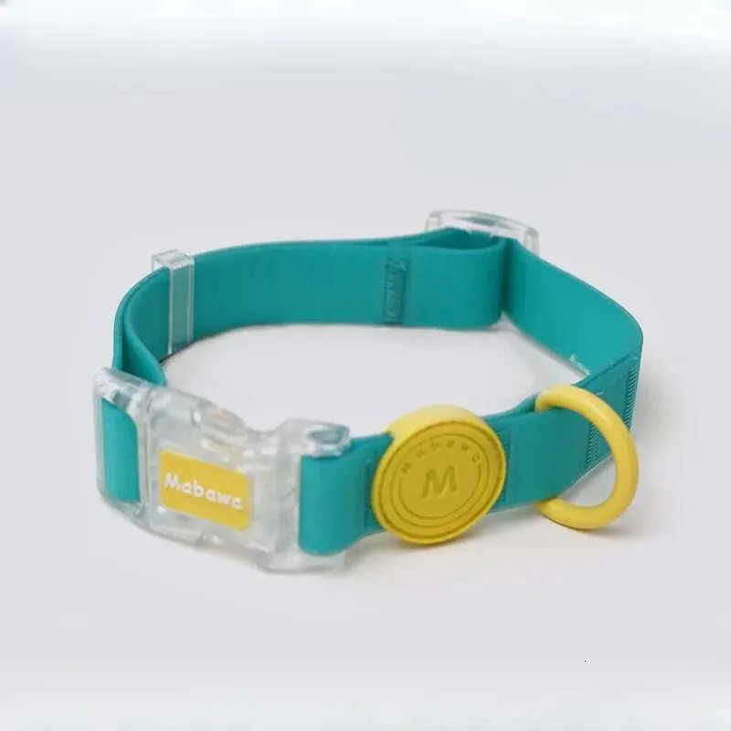 Dog Collar Designer Dhpet Waterproof PVC Rubber Small Dog Adjustable Durable Anti-Odor Pet Leash Set Multi-Colors Soft dog leash Basic Collar Harness