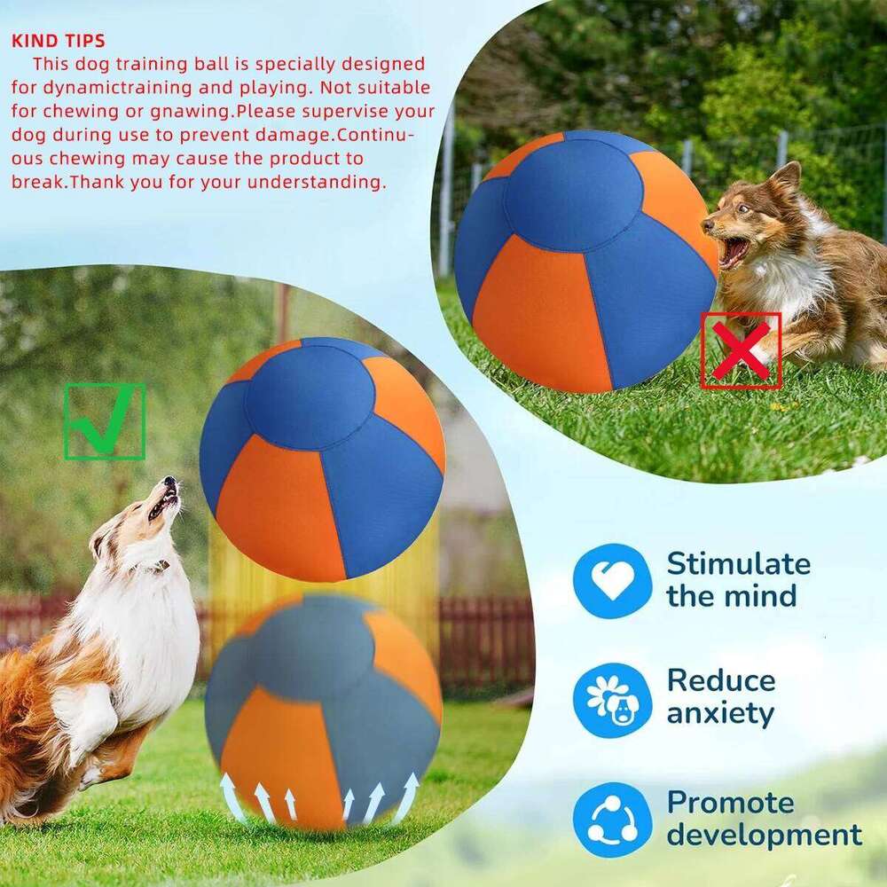 Giant Toy Large Pet Outdoor Training Supplies Children's Interactive Game Toys Interest Play Balls Dog Like Colors Ball 25N1226