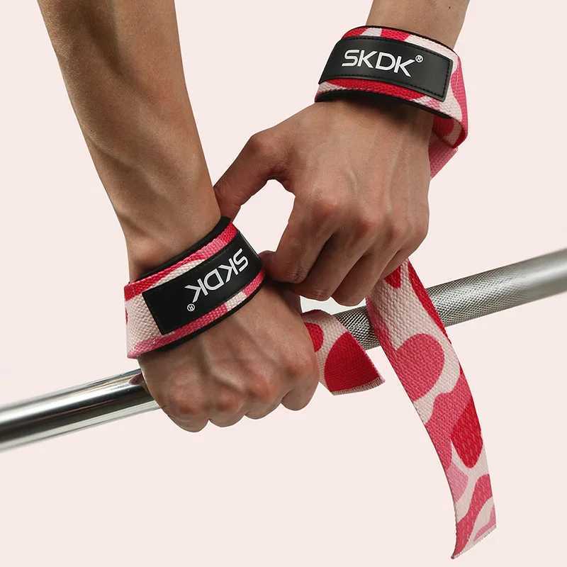 Weightlifting Strap with Wrist Band Gym Grip Bands Fitness Powerlifting Strength Weight Training Exercise Protection Wrist Strap M251226