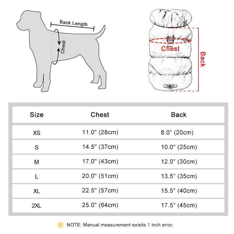 Soft Warm Dog Clothes Winter Padded Puppy Cat Coat Jacket For Small Medium Dogs Chihuahua French Bulldog Poodle Vest Pet Outfit 25T1226