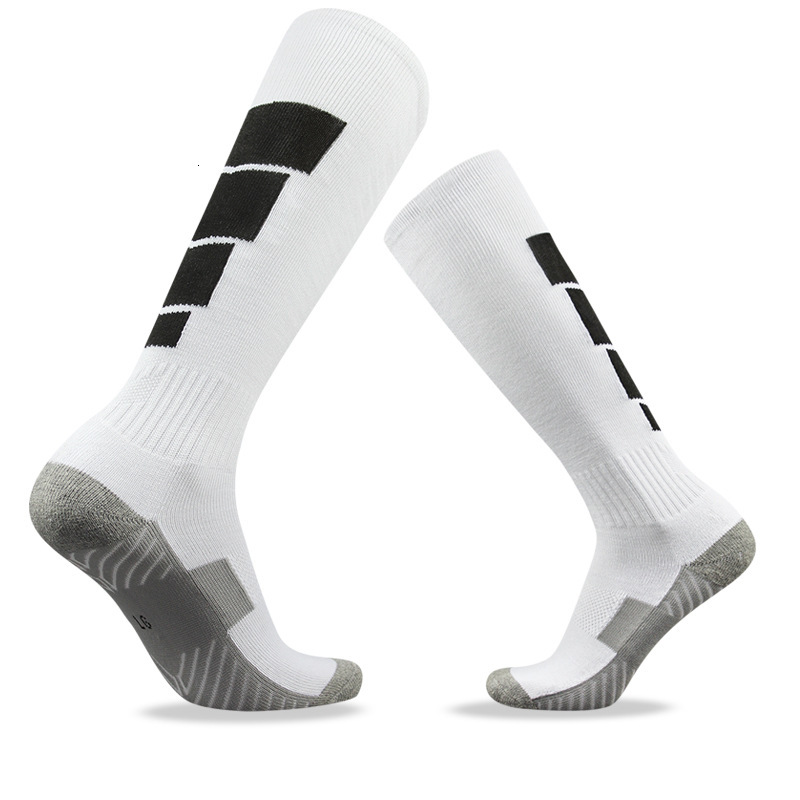 5Pairs Football Sports Socks For Men And Women Professional Adult Thickened Towel Bottom, Children's Over-The-Knee Competition High Tube Soccer S