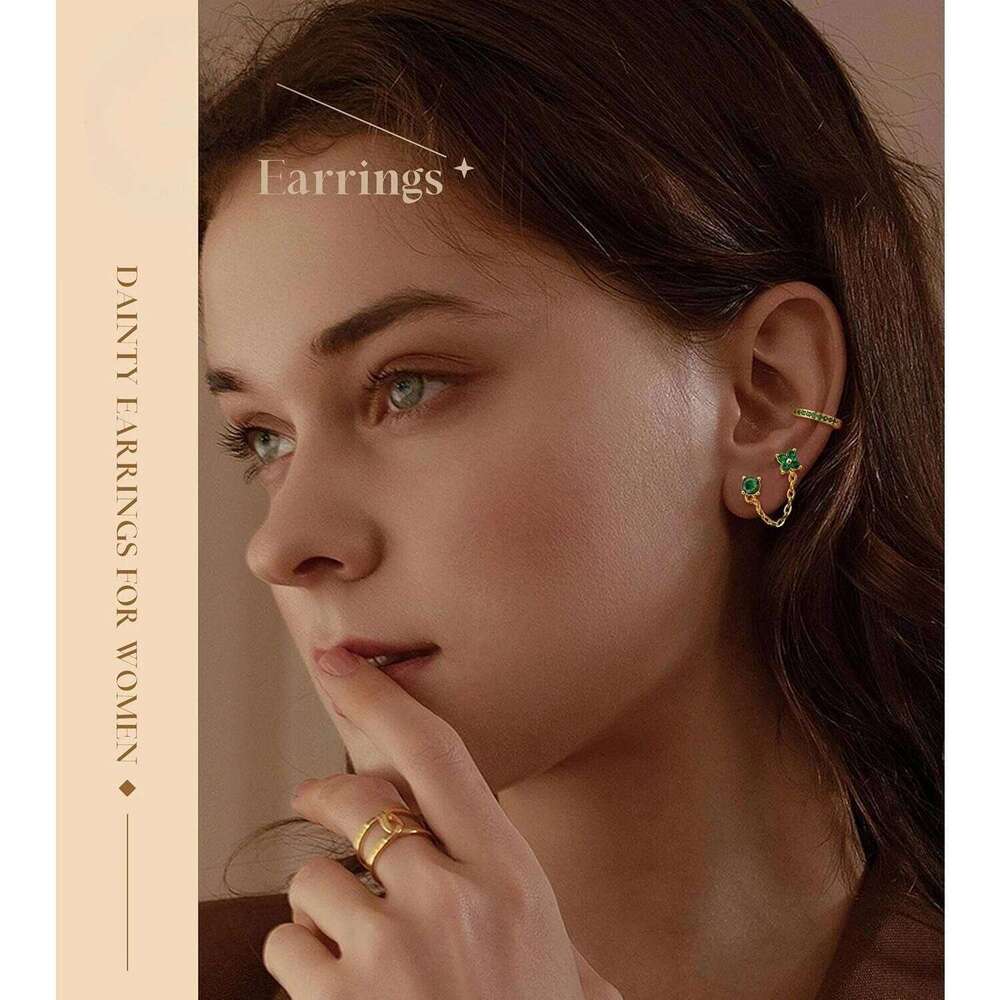 Bobisty 1PC Flat Back Women Hypoallergenic Surgical Steel Earrings for Sensitive Ears 20G Cartilage Small Stud Hoop 25H1226