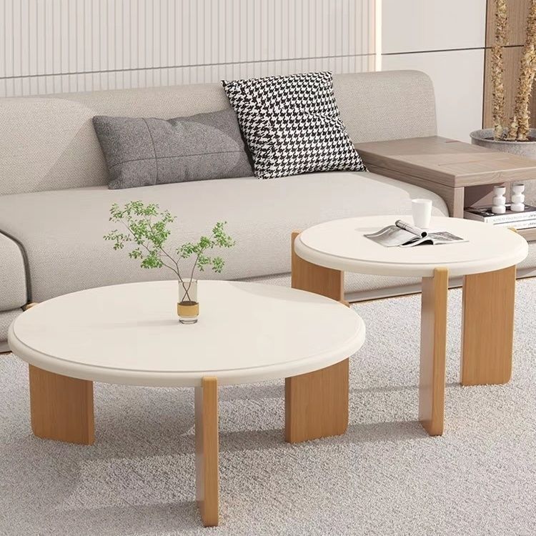 B12261 Minimalist modern light luxury black Nordic style trendy stone slab coffee table