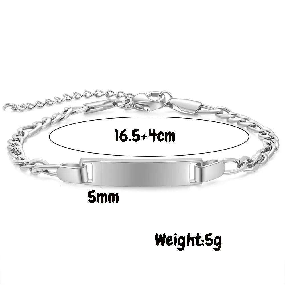 New Trendy Customizable Classic Stainless Steel Gold/Silver Color Adjustable Bracelet For Women Fashion Jewelry Gifts 25T1226