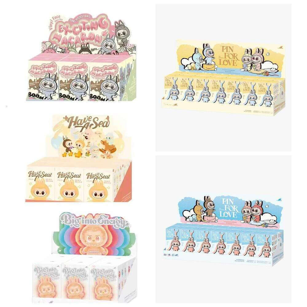 The Monsters Labubu plush toy Bd Cardiac Arone Mysterious Surprise Box Model Bag Keychain Gift Childrens Toys dh1293999