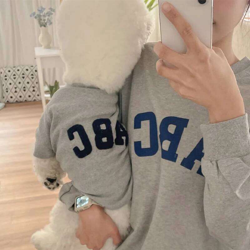 Fashion Soft Autumn Warm Clothes Letter Embroidery Puppy Sweatshirts Cute Cat Pullovers Pet Hoodies Dog Costume 25T1226