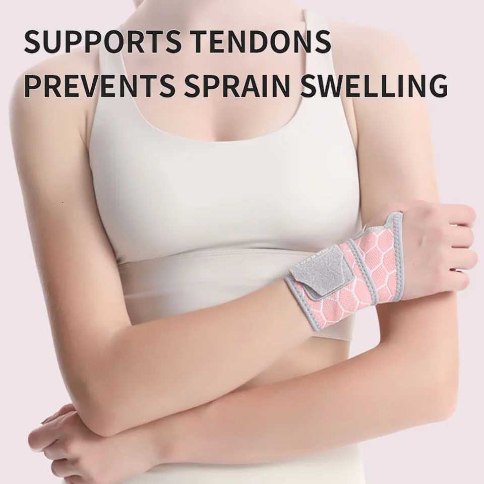 1Pcs Wrist Guard Light Thin Breathable Adjustable Exercise Pressurization Fix Wrist Protective Gear Gym Badminton Yoga Men Women M251226