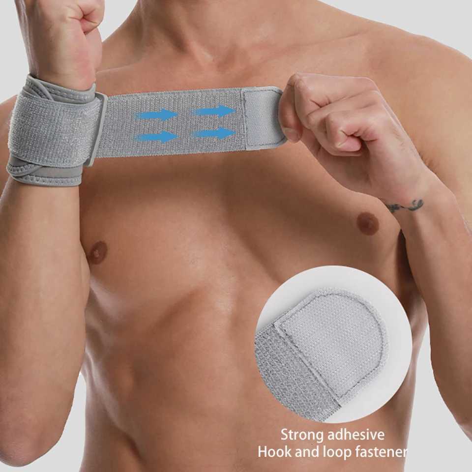 1Pcs Wrist Support Dual Compression Adjustable Nylon Wrap Wrist Guard Sports Anti-Sprain Wrist Guard Tendon Sheath Guard Unisex M251226