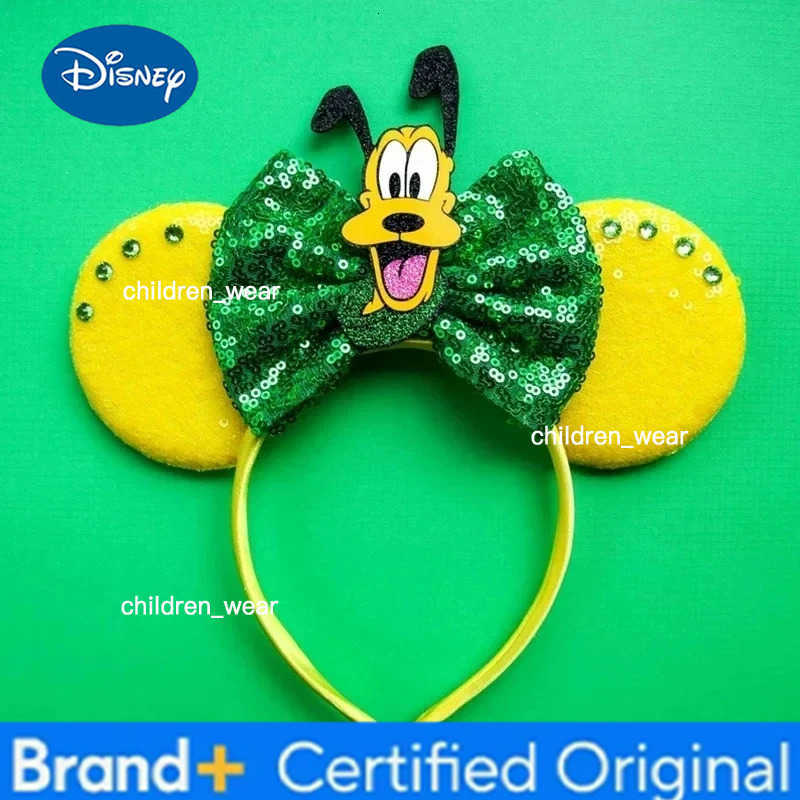Disney Mickey Mouse Ears Headbands for Baby Girls Daisy Duck Hairbands Donald Duck Headwear Adults Women Bows Hair Accessories H251226