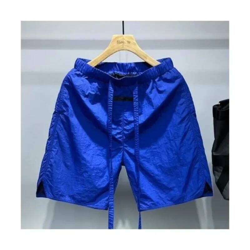 Sports Thin Quick Dry Breathable Casual Classic Resistant Pants Drawstring Beach Cargo Shorts Men Clothing