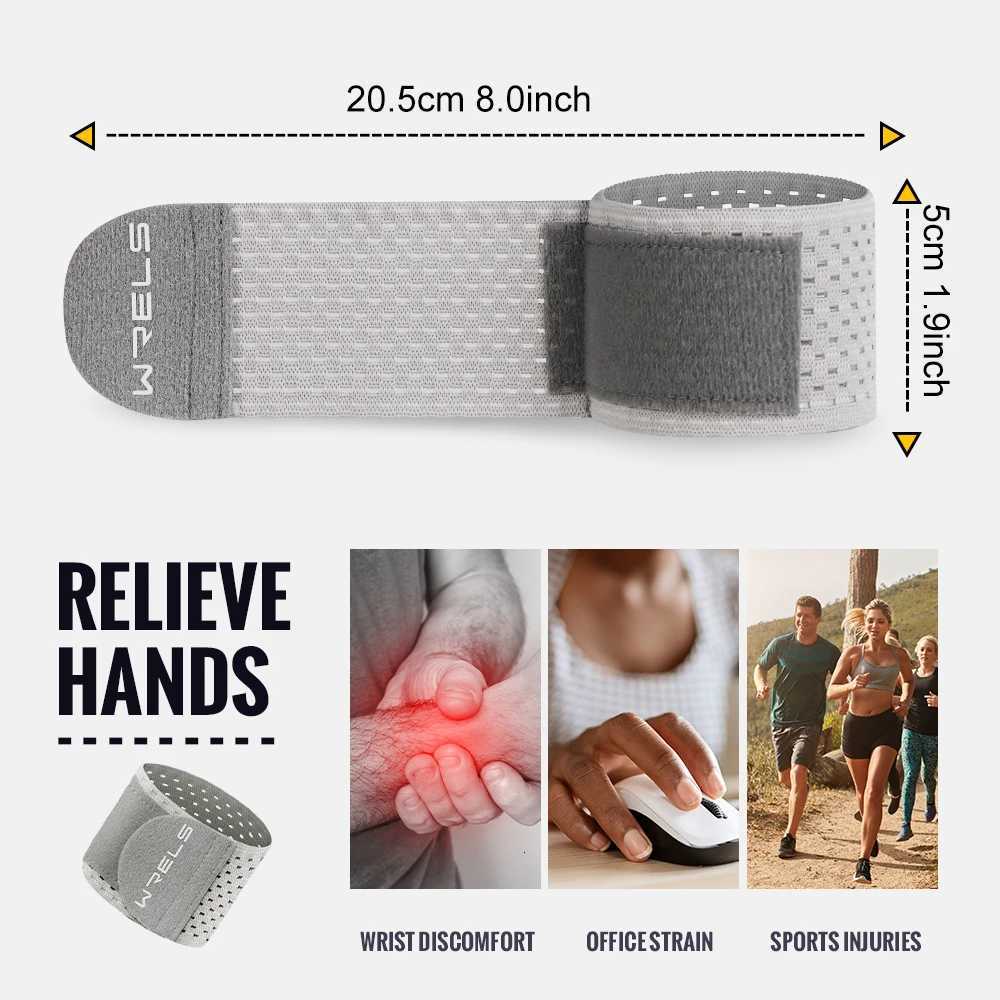 WRELS Wristband Wrapping Compression Sports Elastic Adjustable Wrist Guard Support Basketball Weight Training Wrist Wraps M251226