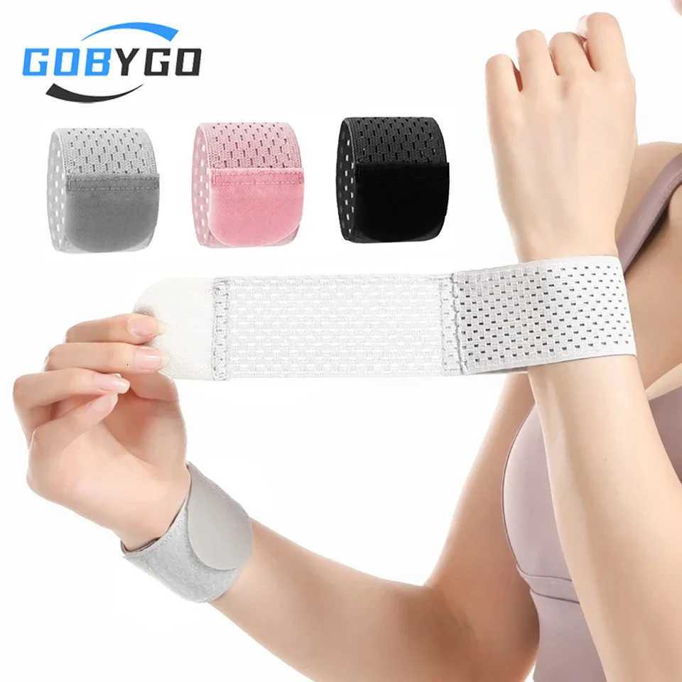 GOBYGO 1Pcs Wrist Brace Ultra-thin Compression Wrist Straps Workout Fitness Weightlifting Tendonitis Pain Sprains Wrist Support M251226