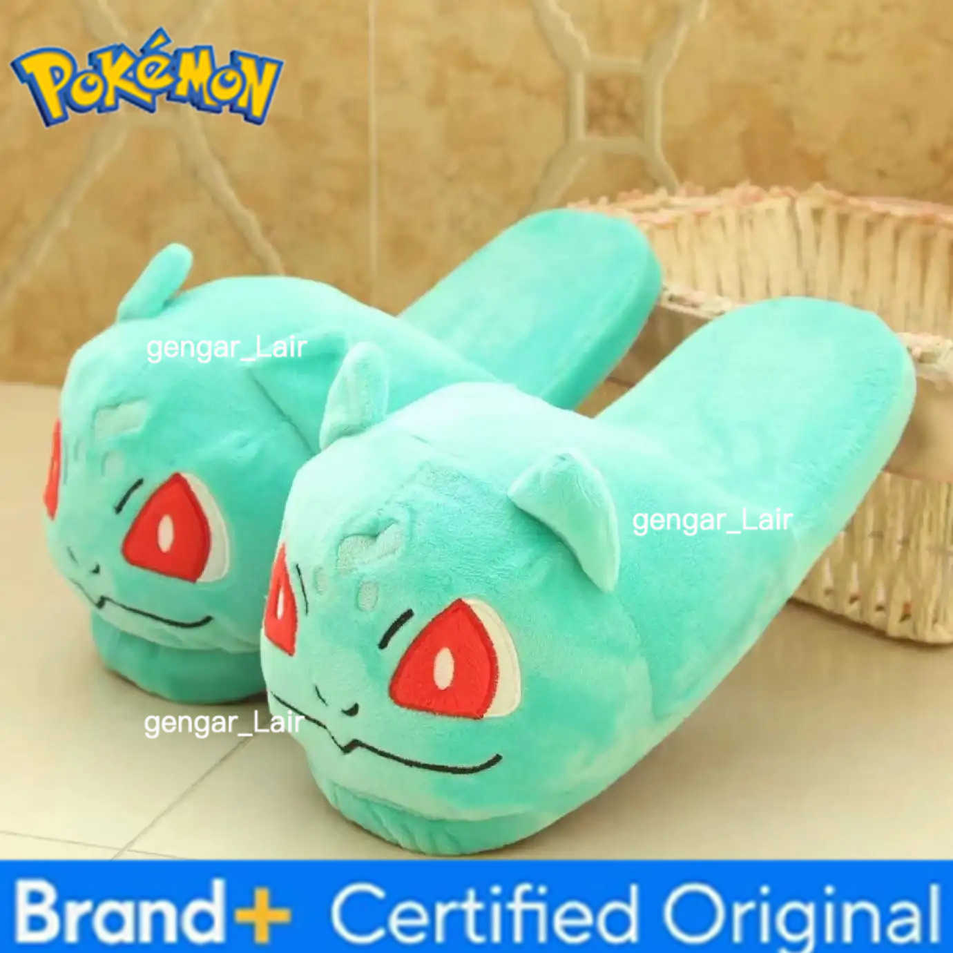 Pokemon Spot Pikachu Plush Cotton Shoes Light Plush Toe Slippers Sewn Shoes Parent-Child Couples Girlfriends Plush Slippers Gifts W251226