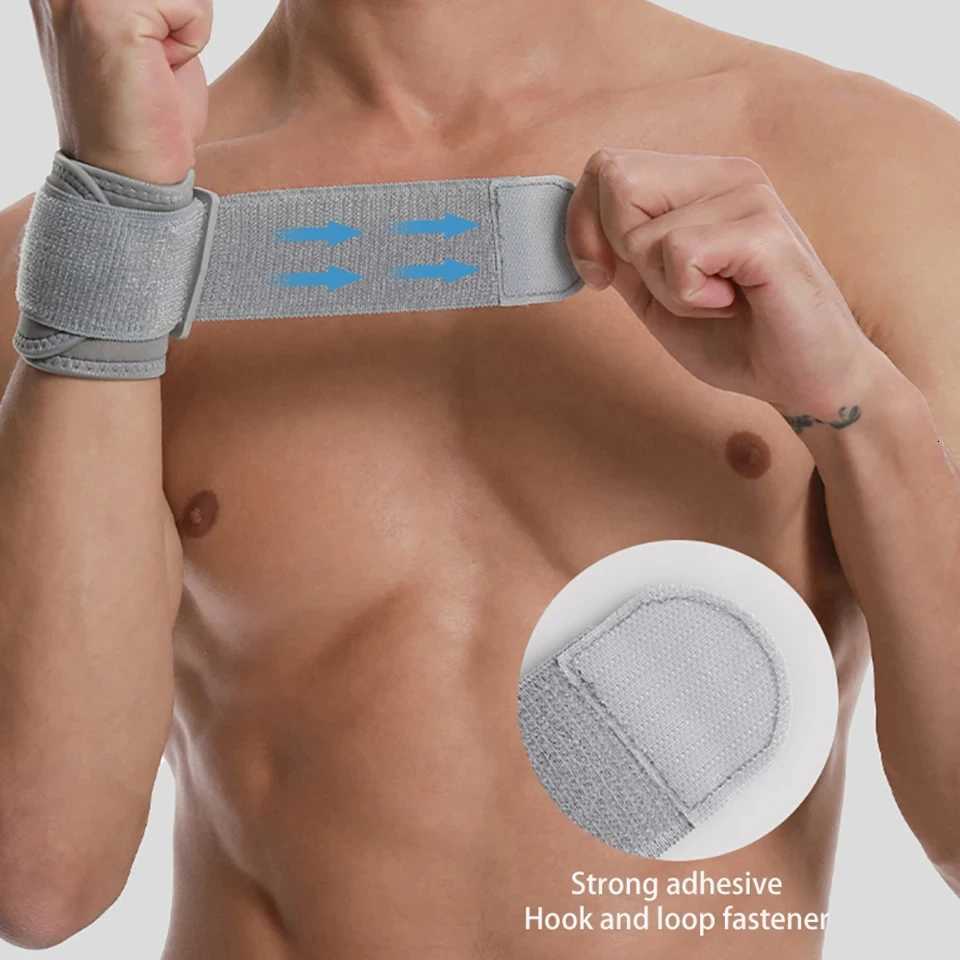 1Pcs Sport Wristband Wrist Brace Wrap Bandage Support Sprain Protection Wrist Tendon Sheath Brace Fitness Badminton Wrist Strap M251226