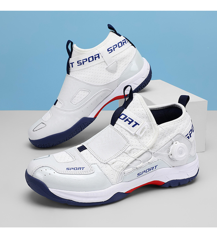 New badminton for men women, with shock absorption, breathable professional sports shoes, non-slip and wear-resistant table tennis shoes