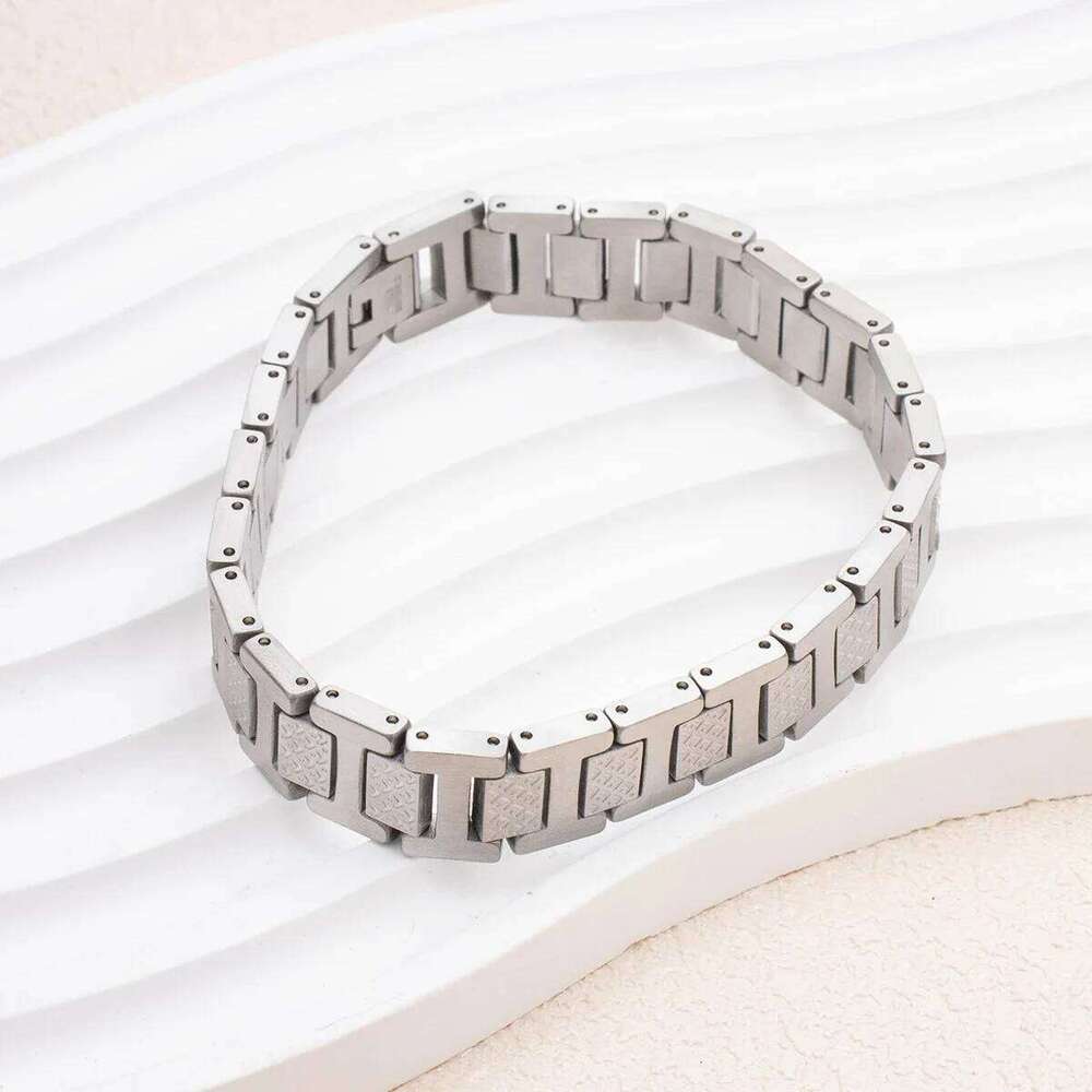 12mm Width Watch Strap Stainless Steel Bracelet Women/Men Fashion Minimalist Punk Style Bangle Party Holiday Jewelry Gifts 25T1226