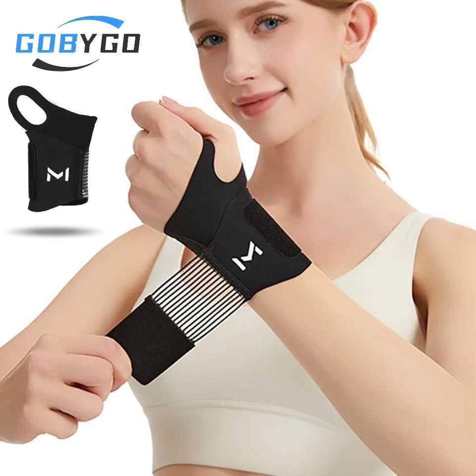 GOBYGO Sports Wrist Guard Breathable Binding Strap Wound Pressure Support Stabilize The Joints Gym Tennis Badminton Men Women M251226