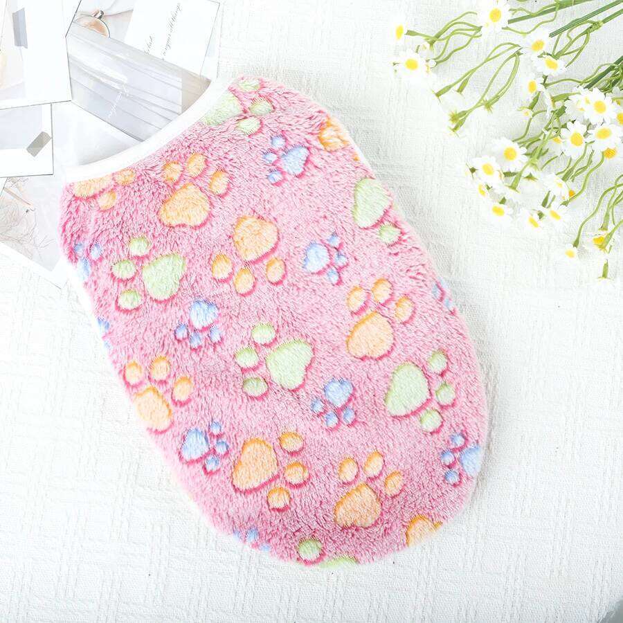 Small Dog Sweater, Flannel Christmas Vest for Chihuahua Yorkshire, Winter Warm Pullover Clothing 25T1226