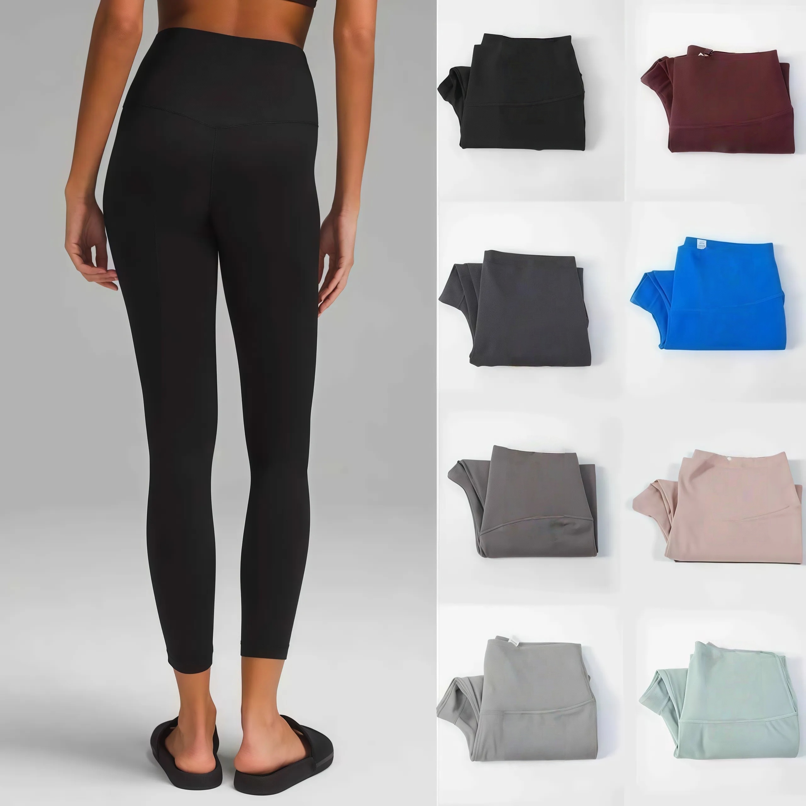 2026 10A Yoga Gym pants align leggings Women Outfits Lady Sports Ladies Pants Exercise Fitness Wear Girls Running Leggings gym slim fit align