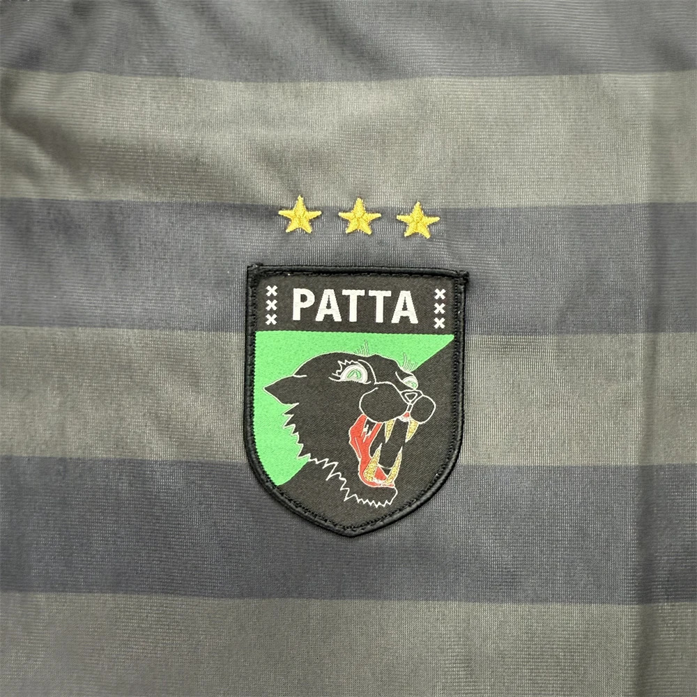 2026ss PATTA Striped Long Sleeve Vintage T Shirt Men Women High Quality Tee Tops T-Shirt 251225