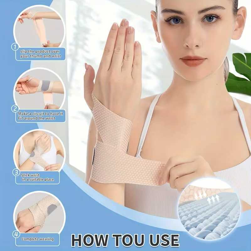 2pcs Breathable wrist guard adjustable elastic sports wrist guard compression wristband and support wrist care M251226