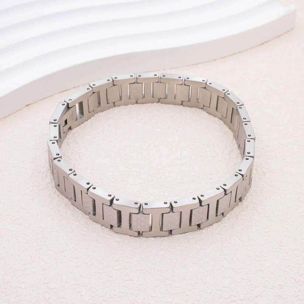 12mm Width Watch Strap Stainless Steel Bracelet Women/Men Fashion Minimalist Punk Style Bangle Party Holiday Jewelry Gifts 25T1226