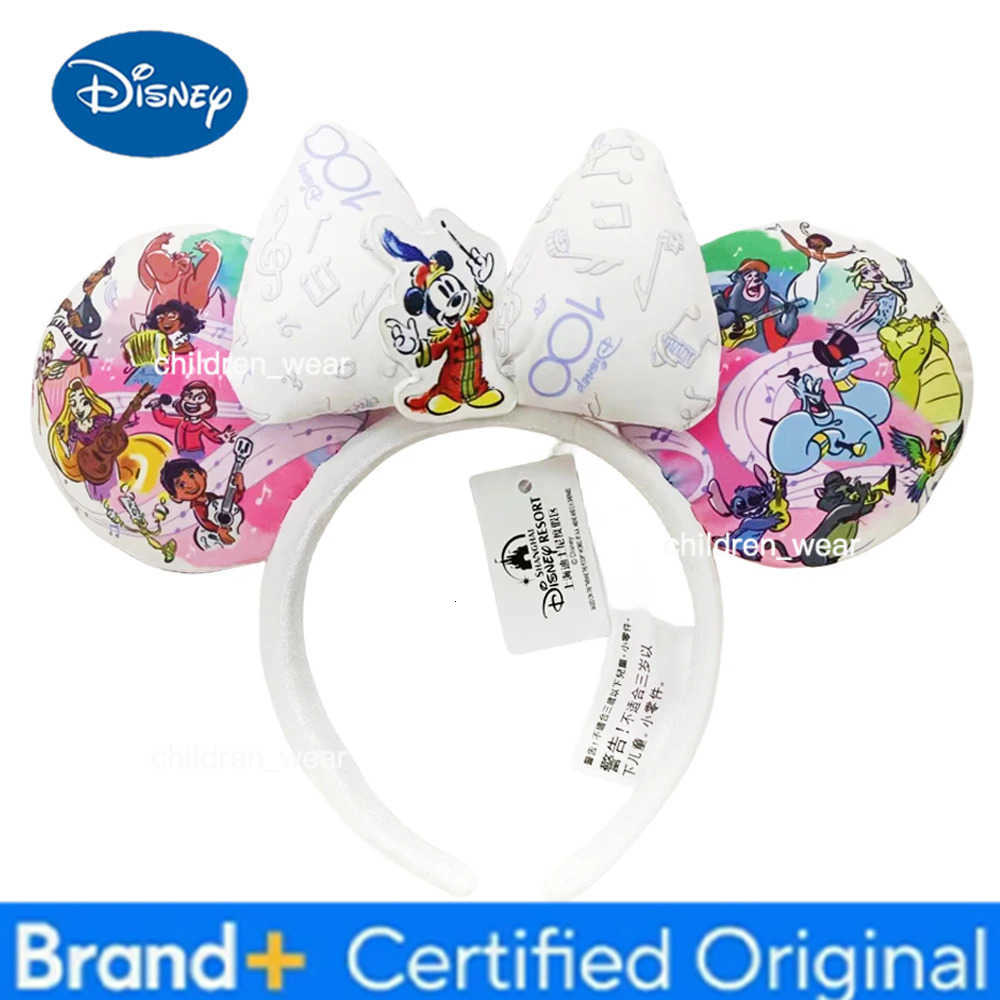 Disney 100th Anniversary Edition Mickey Mouse Headband Musical Director Disneyland Park Minnie Ear Adults/Children Girl Gift H251226