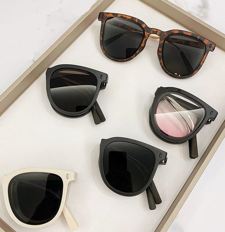 Tlofedi Sunglasses For Women Men Design Sunglasses Polarized UV400 Collapsible Sunglasses Fashion Classic Luxury Glasses Goggle Pilot PC Frame Eyewear