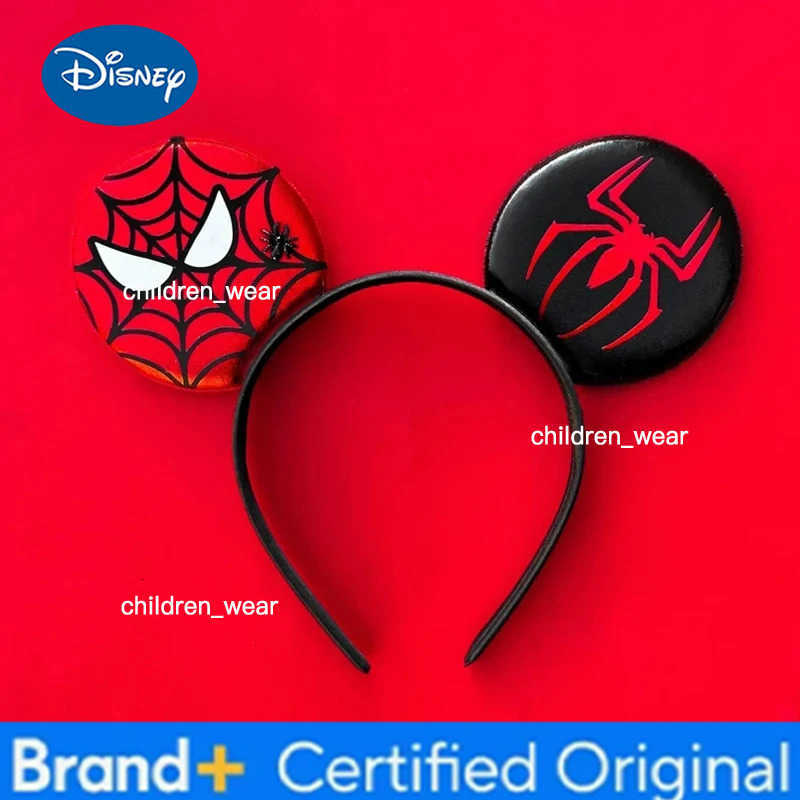 Disney Mickey Mouse Ears Marvel Spiderman Headbands for Kids Girls Star Wars Hairbands Adult Men Women Avengers Hair Accessories H251226