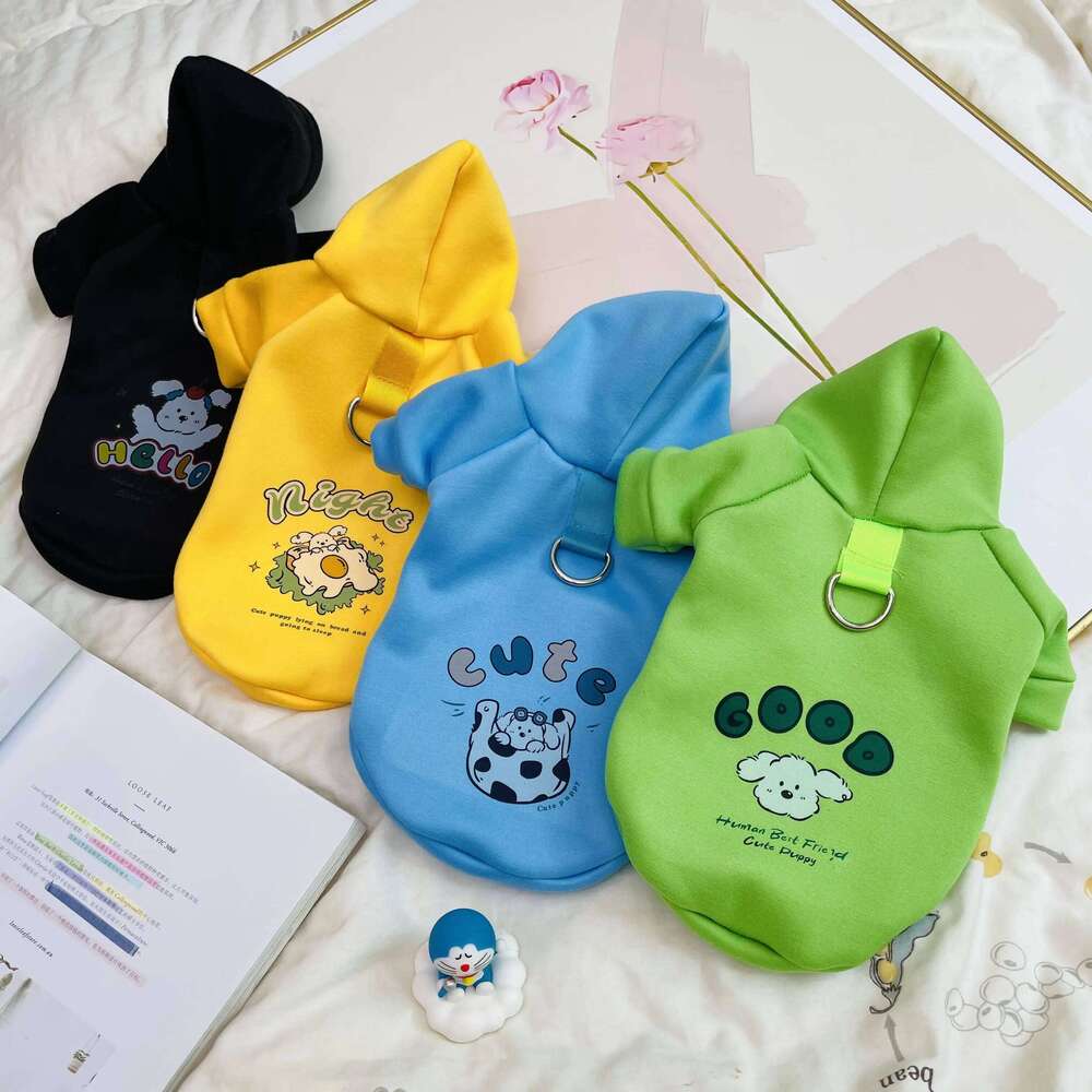 Super Cute Cat Dog Pet Waffle Spring Sweater Style Cartoon Print Autumn and Winter 25T1226