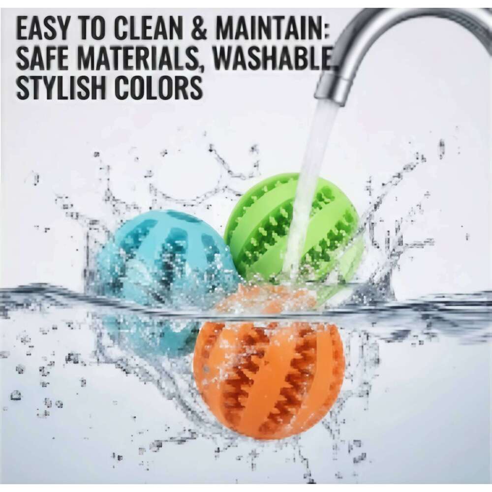 Durable Braided Rope Pet Chew Toy Ball - Dental Cleaning Treat Dispenser, Fetch & Tug Play for Small/Medium Dogs 25N1226