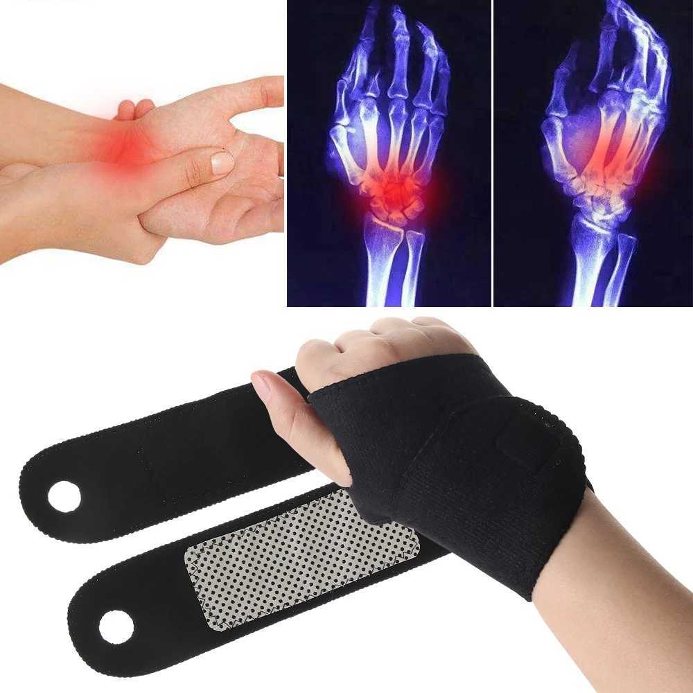 1 Pair Heated Wristband PROfESSional Therapy Sports PROtection Wrist Pain ReliEF Far Infrared Therapy Pads M251226