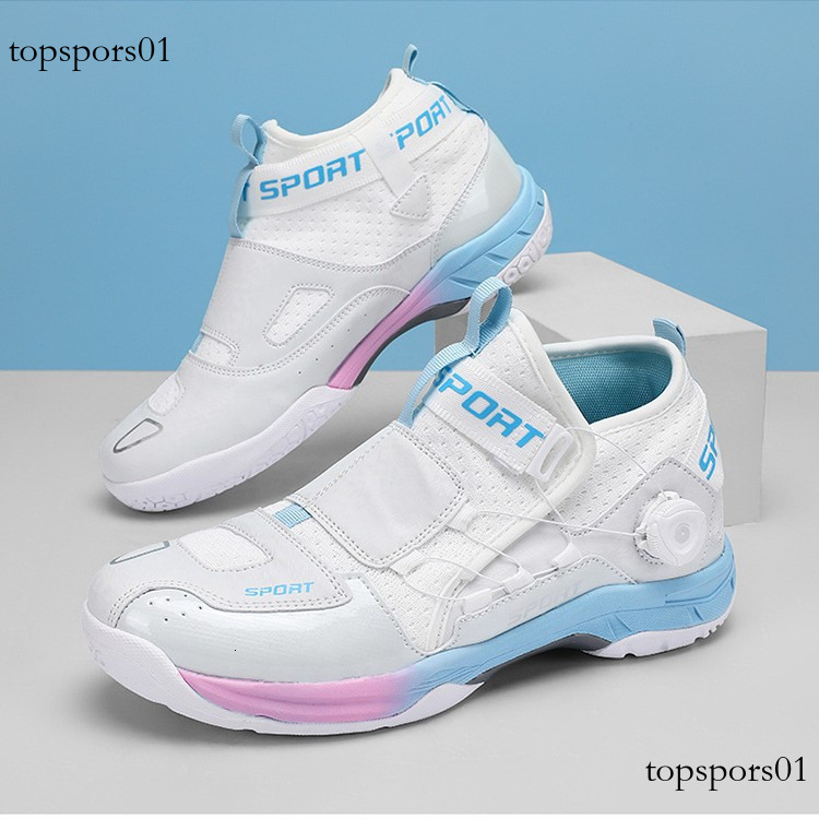 New badminton for men women, with shock absorption, breathable professional sports shoes, non-slip and wear-resistant table tennis shoes