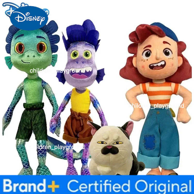 Disney Pixar Movie Luca Alberto Sea Monster Plush Toy 18-45cm Cartoon Cat Purple Girl Stuffed Toys Christmas Gifts for Children H251227