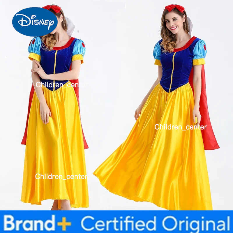 Disney Cartoon Carnival Deluxe Snow White Cosplay Costume Adult Cartoon Princess Birthday Party Outfit Halloween Fancy Party Dresses H2512271