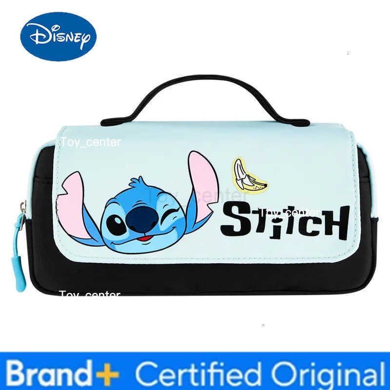 Disney Stitch Pencil Case Lotso Mickey Student High Capacity Stationery Storage Bag Pen Box School Supplies Boy Girl Gifts H251227