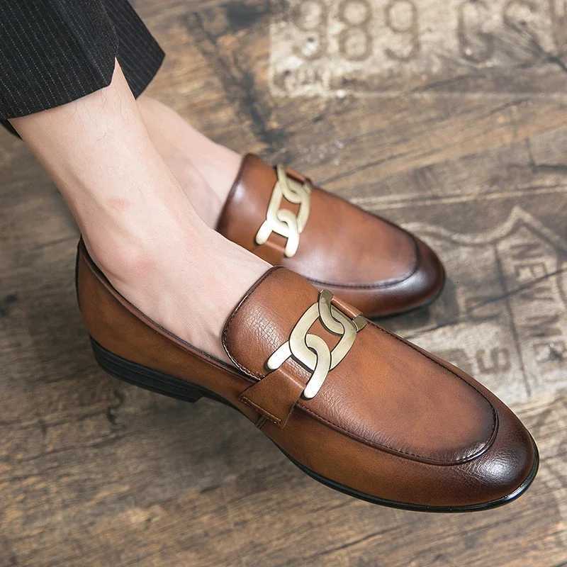 Tassel Leather Oxfords Shoes Men Loafers Casual Slip on Men Dress Shoes Italian Graceful Wedding Party Shoes Men Black Z251227