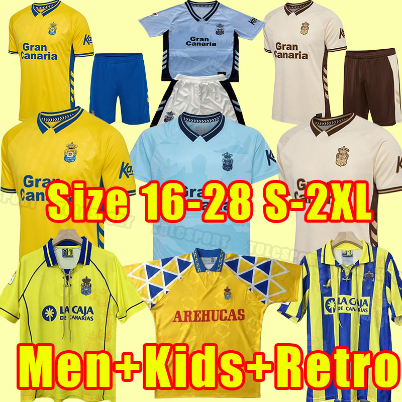 Las Palmas UD Soccer Jerseys 2025 2026 JONATHAN VIERA 25/26 ROBER A. Lemos RODRYGO ONTIVEROS MALAGUISTA football shirts men kids Palmas Retro 1995 96 1997 98