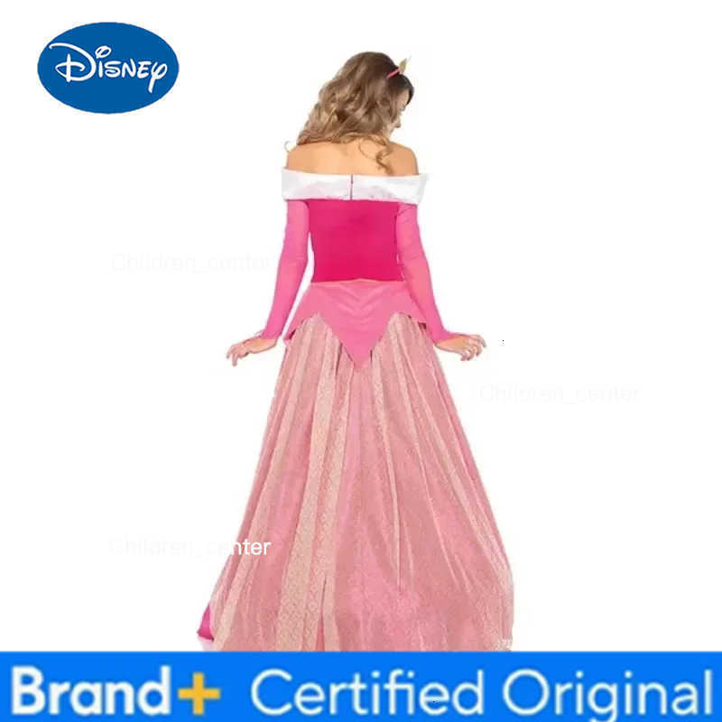 Disney Adult Costume Women Deluxe Pink Sleeping Beauty Princess Aurora Gorgeous costume For Halloween Party Fancy Dress H2512271
