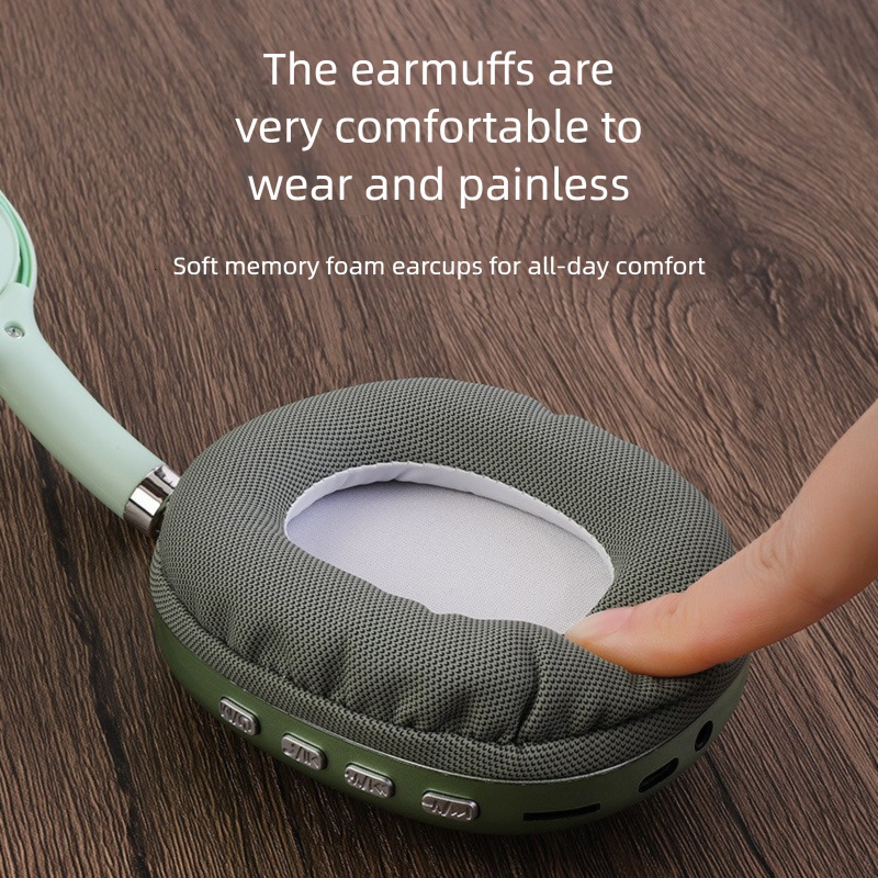 New Hot-Selling P9 Air Max Bluetooth Headphones Head-Mounted Mobile Phone Wireless Gaming Gift Headset