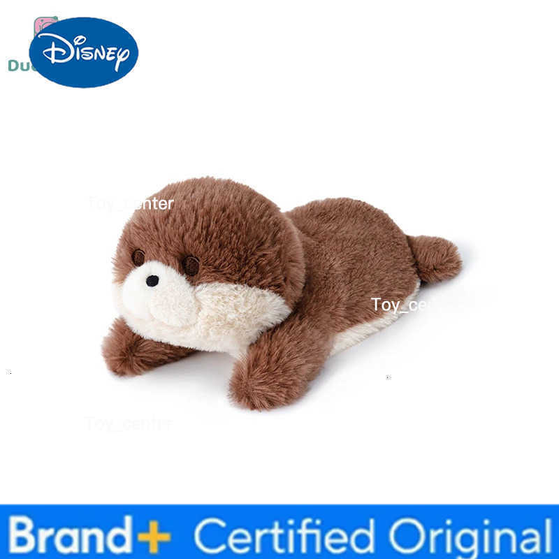 Disney 21cm Cute Cartoon Platypus Dinosaur Pig Plush Toys Kawaii Stuffed Animal Fluffly Duckbill Gray Plush Prone posture Dolls Decor H251227
