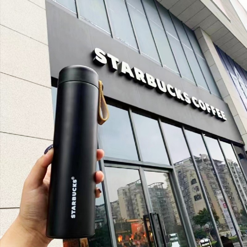 Light luxury Star hot 473ml 304 stainless steel insulated coffee cup accompanying lightweight handle thermos cup