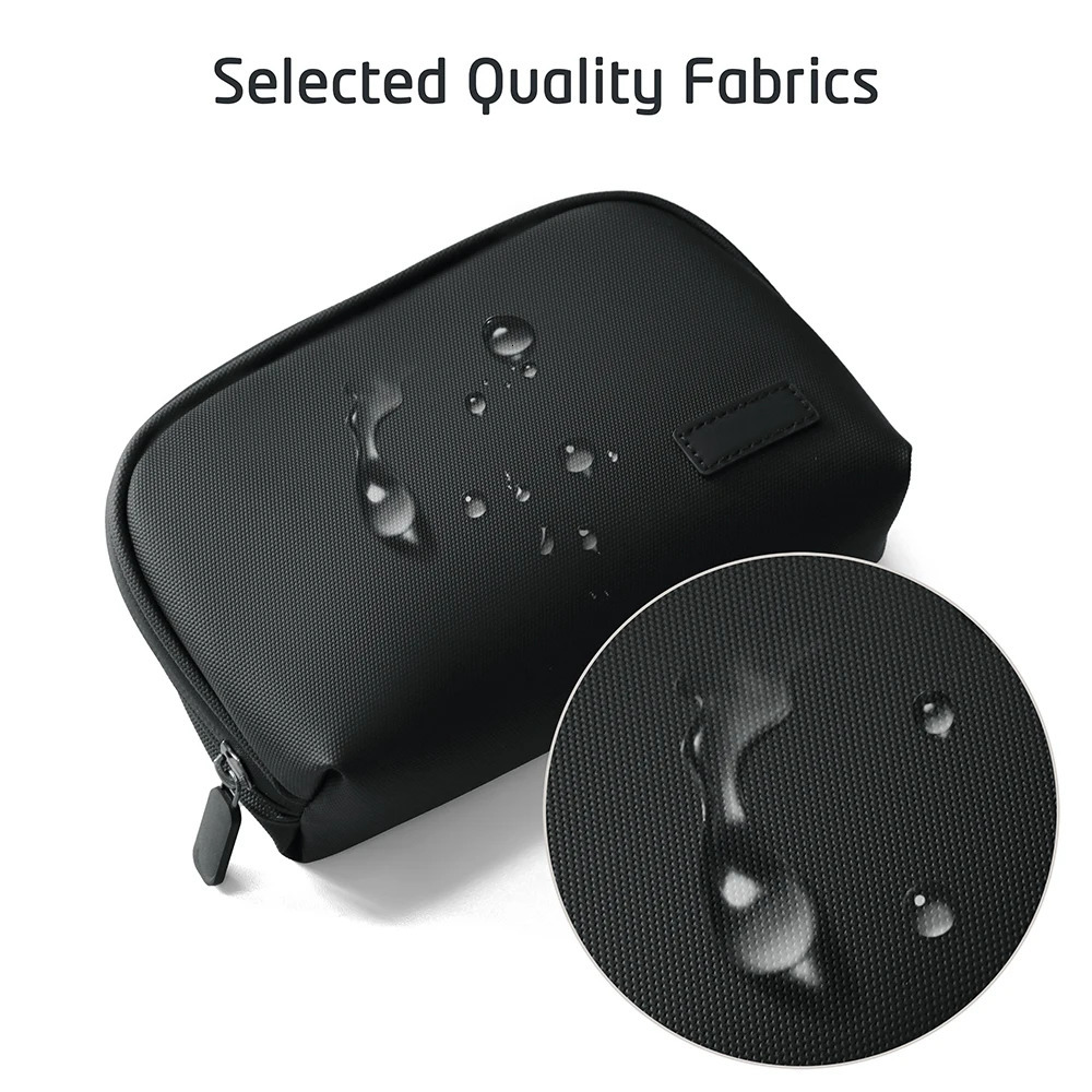 Cable Storage Bag Waterproof Digital Electronic Organizer Portable USB Data Line Charger Plug Storage Bag Travel Makeup Bag 251224